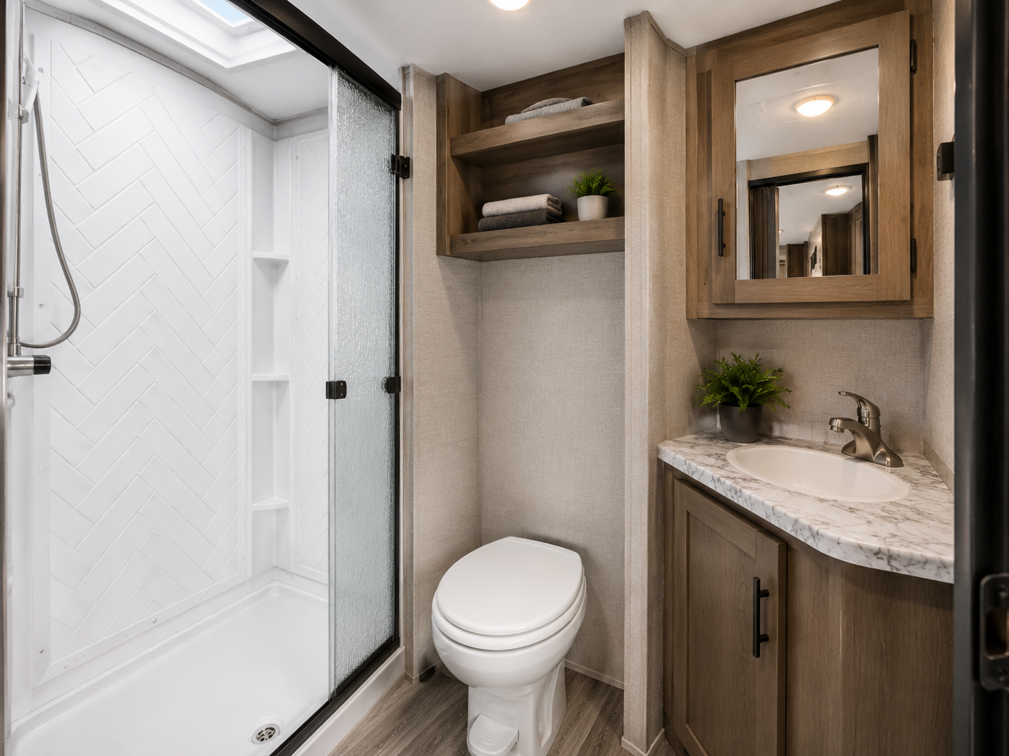 Camper bathroom