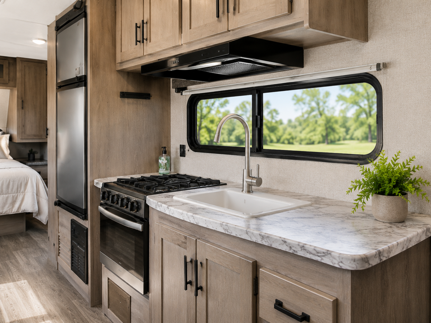 Camper kitchen